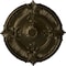Ekena Millwork Attica Acanthus Leaf Ceiling Medallion (Fits Canopies up to 3 1/4"), 30 1/8"OD x 1 1/2"P, Green Gold CM30ATGGS - alternate 1